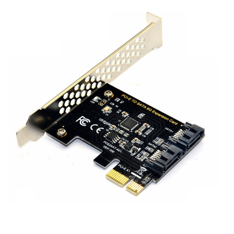 PCE2SAT-A01 Scheda di espansione PCI-E 1X a SATA3.0 Scheda di trasferimento da 6 Gbps, PCE2SAT-A01