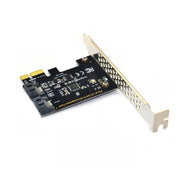 PCE2SAT-A01 Scheda di espansione PCI-E 1X a SATA3.0 Scheda di trasferimento da 6 Gbps, PCE2SAT-A01
