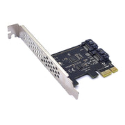 PCE2SAT-A01 Scheda di espansione PCI-E 1X a SATA3.0 Scheda di trasferimento da 6 Gbps, PCE2SAT-A01