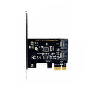 PCE2SAT-A01 Scheda di espansione PCI-E 1X a SATA3.0 Scheda di trasferimento da 6 Gbps, PCE2SAT-A01