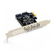 PCE2SAT-A01 Scheda di espansione PCI-E 1X a SATA3.0 Scheda di trasferimento da 6 Gbps, PCE2SAT-A01