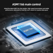 M2 M-KEY PCIE 3.0 a SATA6G Scheda di espansione di trasferimento Scheda di espansione del disco rigido a 6 porte, 6 Port