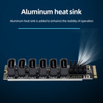 M2 M-KEY PCIE 3.0 a SATA6G Scheda di espansione di trasferimento Scheda di espansione del disco rigido a 6 porte, 6 Port