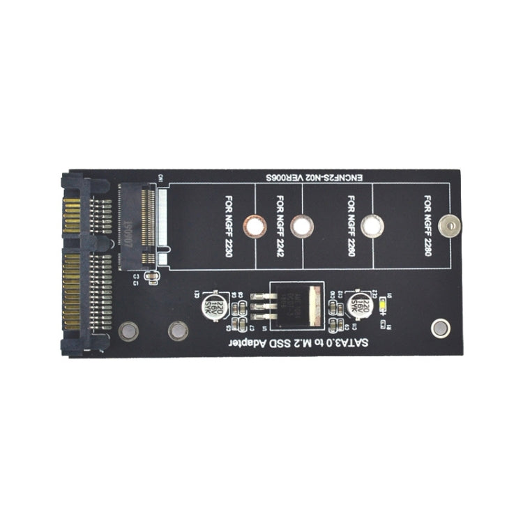 ENCNF2S-N01 Scheda di trasferimento da NGFF a SATA3 M.2 KEY B-M Adattatore di conversione interfaccia da SSD a 6 Gbps, With Baffle, With SATA 22pin Cable, Without Baffle