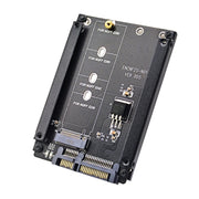 ENCNF2S-N01 Scheda di trasferimento da NGFF a SATA3 M.2 KEY B-M Adattatore di conversione interfaccia da SSD a 6 Gbps, With Baffle, With SATA 22pin Cable, Without Baffle