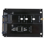 ENCNF2S-N01 Scheda di trasferimento da NGFF a SATA3 M.2 KEY B-M Adattatore di conversione interfaccia da SSD a 6 Gbps, With Baffle, With SATA 22pin Cable, Without Baffle