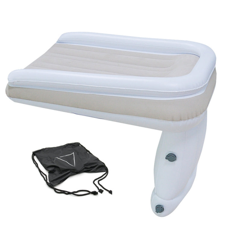 Lettino gonfiabile per bambini da viaggio all'aperto Materasso gonfiabile per aereo pieghevole posteriore per auto per bambini, Gray, Gray+Seat Belt, Gray+Inflator, Gray+Storage Bag, Gray+Inflator+Storage Bag+Seat Belt                                  ...