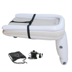 Lettino gonfiabile per bambini da viaggio all'aperto Materasso gonfiabile per aereo pieghevole posteriore per auto per bambini, Gray, Gray+Seat Belt, Gray+Inflator, Gray+Storage Bag, Gray+Inflator+Storage Bag+Seat Belt                                  ...