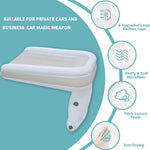 Lettino gonfiabile per bambini da viaggio all'aperto Materasso gonfiabile per aereo pieghevole posteriore per auto per bambini, Gray, Gray+Seat Belt, Gray+Inflator, Gray+Storage Bag, Gray+Inflator+Storage Bag+Seat Belt                                  ...