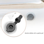 Lettino gonfiabile per bambini da viaggio all'aperto Materasso gonfiabile per aereo pieghevole posteriore per auto per bambini, Gray, Gray+Seat Belt, Gray+Inflator, Gray+Storage Bag, Gray+Inflator+Storage Bag+Seat Belt                                  ...