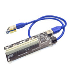 Riser Card Extend Adapter Aggiungi scheda di espansione per computer PC, PCI-E 1X To Single PCI, PCI-E 1X To Dual PCI, PCI-E 1X To Single PCI With baffle