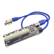 Riser Card Extend Adapter Aggiungi scheda di espansione per computer PC, PCI-E 1X To Single PCI, PCI-E 1X To Dual PCI, PCI-E 1X To Single PCI With baffle