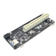 Riser Card Extend Adapter Aggiungi scheda di espansione per computer PC, PCI-E 1X To Single PCI, PCI-E 1X To Dual PCI, PCI-E 1X To Single PCI With baffle