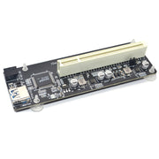 Riser Card Extend Adapter Aggiungi scheda di espansione per computer PC, PCI-E 1X To Single PCI, PCI-E 1X To Dual PCI, PCI-E 1X To Single PCI With baffle