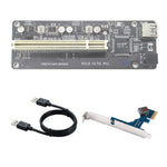 Riser Card Extend Adapter Aggiungi scheda di espansione per computer PC, PCI-E 1X To Single PCI, PCI-E 1X To Dual PCI, PCI-E 1X To Single PCI With baffle