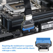 USB 3.0 19PIN Header to Type-E Front A-Key Interface Estende le porte USB al PC, USB 3.0 19PIN   Outward, USB 3.0 19PIN   Up-high, USB 3.0 19PIN   Upward