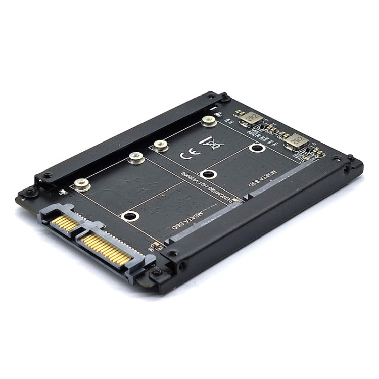 Scheda di trasferimento da MSATA a SATA3 Unità a stato solido SSD a scheda di conversione dell'interfaccia 6G, MSATA To SATA3