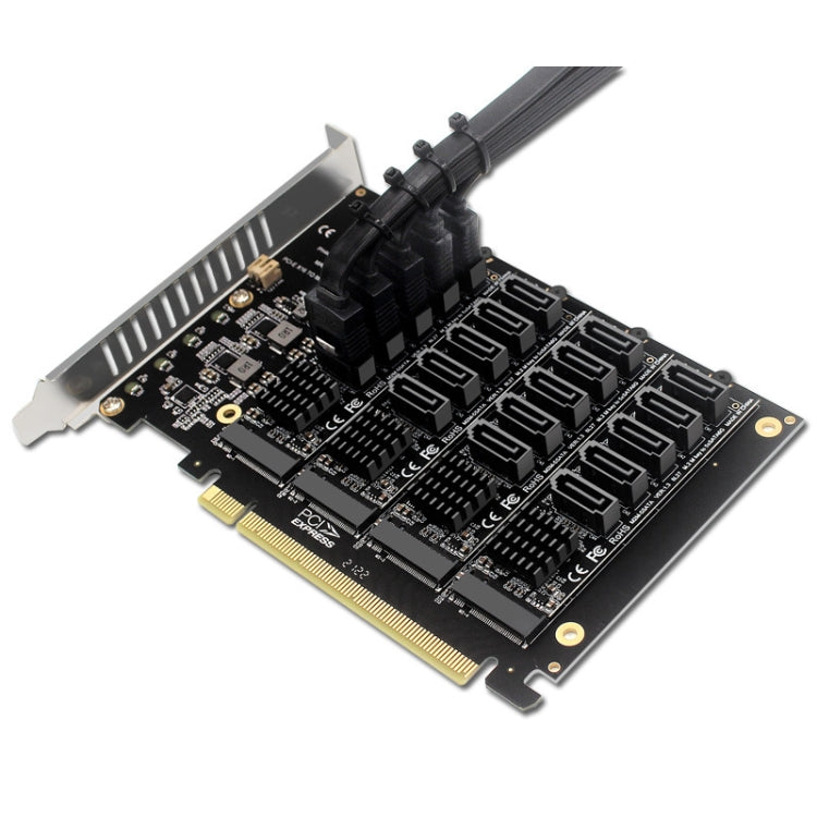 PCIEX16 NVME M.2 RAID Array Expansion Scheda di trasferimento porta SATA 20, 20 Port