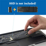 Adattatore SSD M.2 PCIe NVMe per MacBook Air e Pro Retina