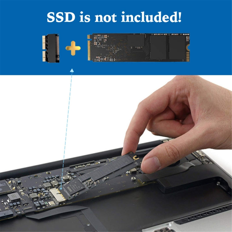 Adattatore SSD M.2 PCIe NVMe per MacBook Air e Pro Retina