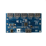 Scheda di espansione SATA Scheda riser da 1 a 5 porte, SATA3.0 6Gbps JMB575 Chip, SATA2.0 3Gbps JMB321 Chip