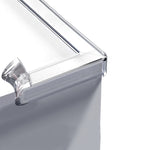 Protezione per bordi morbidi per mobili in striscia anticollisione trasparente per uso domestico in PVC, 1 cm x 1 m, 1 cm x 2 m, 1.5 cm x 1 m, 1.5 cm x 2 m, 2 cm x 1 m, 2 cm x 2 m