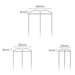 Protezione per bordi morbidi per mobili in striscia anticollisione trasparente per uso domestico in PVC, 1 cm x 1 m, 1 cm x 2 m, 1.5 cm x 1 m, 1.5 cm x 2 m, 2 cm x 1 m, 2 cm x 2 m