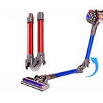 Per Dyson V7 V8 V10 V11 Accessori per aste di prolunga pieghevoli per aspirapolvere, Foldable Pipe (Red)