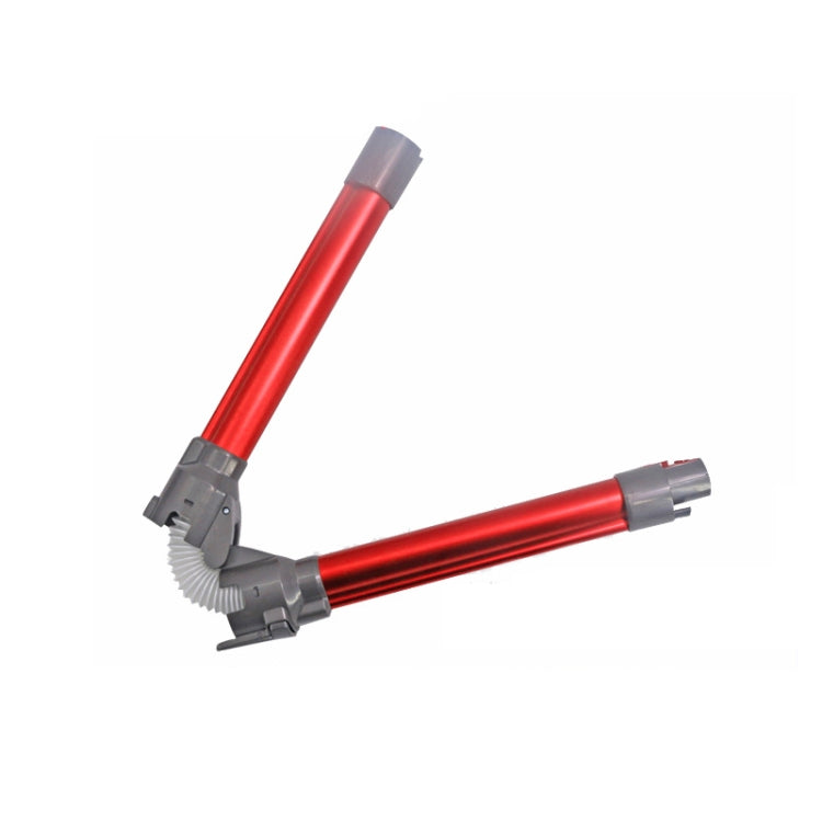 Per Dyson V7 V8 V10 V11 Accessori per aste di prolunga pieghevoli per aspirapolvere, Foldable Pipe (Red)