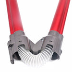 Per Dyson V7 V8 V10 V11 Accessori per aste di prolunga pieghevoli per aspirapolvere, Foldable Pipe (Red)