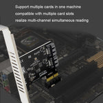 Scheda di espansione PCIE 5 porte SATA 3.0 Scheda di conversione telaio desktop computer da 6 Gbps