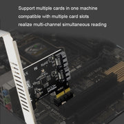 Scheda di espansione PCIE 5 porte SATA 3.0 Scheda di conversione telaio desktop computer da 6 Gbps