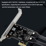 Scheda di espansione PCIE 5 porte SATA 3.0 Scheda di conversione telaio desktop computer da 6 Gbps