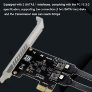 Scheda di espansione PCIE 5 porte SATA 3.0 Scheda di conversione telaio desktop computer da 6 Gbps