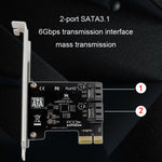Scheda di espansione PCIE 5 porte SATA 3.0 Scheda di conversione telaio desktop computer da 6 Gbps