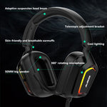 Ajazz AX368 Auricolare RGB per il riconoscimento audio di giochi per computer, AX368 3.5mm Version Pink, AX368 3.5mm Version Black, AX368 7.1 Channel Version Pink, AX368 7.1 Channel Version Black