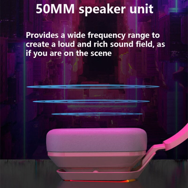 Ajazz AX368 Auricolare RGB per il riconoscimento audio di giochi per computer, AX368 3.5mm Version Pink, AX368 3.5mm Version Black, AX368 7.1 Channel Version Pink, AX368 7.1 Channel Version Black