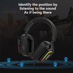 Ajazz AX368 Auricolare RGB per il riconoscimento audio di giochi per computer, AX368 3.5mm Version Pink, AX368 3.5mm Version Black, AX368 7.1 Channel Version Pink, AX368 7.1 Channel Version Black