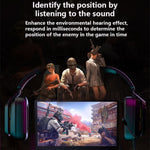 Ajazz AX368 Auricolare RGB per il riconoscimento audio di giochi per computer, AX368 3.5mm Version Pink, AX368 3.5mm Version Black, AX368 7.1 Channel Version Pink, AX368 7.1 Channel Version Black