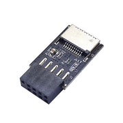 Pannello frontale USB 2.0 Header Adattatore interno da USB 9 pin a USB 2.0 tipo E, USB 2.0 9pin