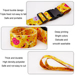 Cinghia di imballaggio anti-apertura fissa per bagagli da 2 pezzi, Honeycomb, Magic Color, Red Star, Travel Around, Smile, Rainbow, Blue Shiba Inu, Yellow Shiba Inu