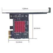 Scheda di espansione PCI-E 1X GEN3 a SATA3.0 2 porte 6 Gbps Espansione trasferimento Disco rigido IPFS, PCI-E 1X GEN3 To SATA3.0