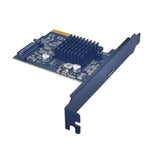 Scheda di espansione PCI-E 4X a USB3.2 Gen2x2 Type-C 20Gbps SATA Chip Asmedia ASM3242, PCI-E 4X To USB3.2 Gen2x2 Type-C