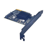 Scheda di espansione PCI-E 4X a USB3.2 Gen2x2 Type-C 20Gbps SATA Chip Asmedia ASM3242, PCI-E 4X To USB3.2 Gen2x2 Type-C