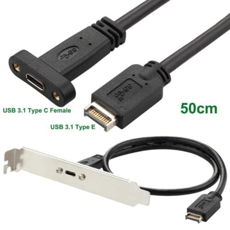 Intestazione pannello USB 3.1 Type E a USB-C con bracket