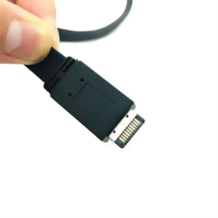 Intestazione pannello USB 3.1 Type E a USB-C con bracket