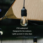 Luci a stringa solari RGB 14,6 metri per esterni IP65