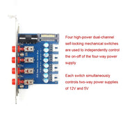 Interruttore di controllo dell'alimentazione dell'unità disco del computer desktop Controller di risparmio energetico, Control Switch