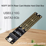 NGFF M.2 Bkey SATA Hard Disk SSD a scheda di conversione scheda di espansione USB3.1 Type-C / USB-C, SSD To USB3.1