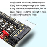 PWM Fan Hub Desktop Computer CPU Fan Expander Supporta 3Pin e 4Pin, PH35